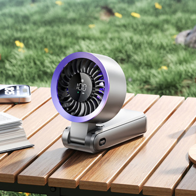 Quạt Cầm Tay USB Tiross TS3422 (3600mAh) - Hàng Chính Hãng