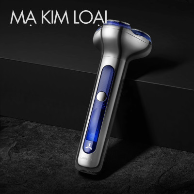 Máy cạo râu coocaa Lightsaber KKGJ031-Chuyên Gia Cạo Râu, Thiết Kế Turbo Với Bộ Cắt Phẳng, Mạ Kim Loại, Chống Nước IPX7 - Hàng Chính Hãng