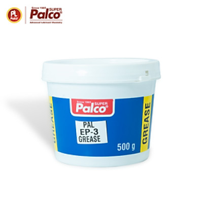Mỡ bò chịu cực áp đa dụng PALCO EP-3 Gốc Lithium, NLGI-3, Màu vàng nâu - Hộp 500gr - Nhập khẩu Ấn Độ