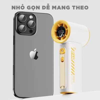 Quạt Phản Lực Cầm Tay Kachi MK406 – Pin 4000mAh, Gió Mạnh Gấp 1.5 Lần - Hàng chính hãng