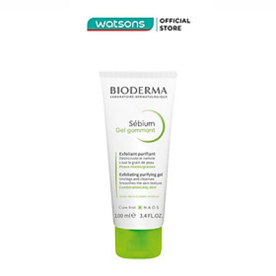 Gel Làm Sạch Và Loại Bỏ Tế Bào Chết Bioderma Sébium Gommant 100ml