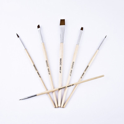 Bộ 6 cọ trang điểm vẽ, sơn móng tay nghệ thuật IMAGIC- Hàng Chính Hãng