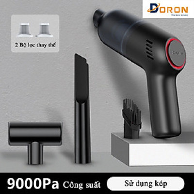 Máy Hút Bụi Không Dây DR79 - Pin 4000 mAh, Lực Hút 9000 Pa - Máy Hút Bụi Giường Nệm, Ô Tô, Máy Tính/PC - Hàng Chính Hãng