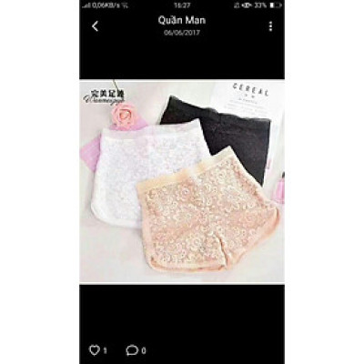 Combo 2 quần Váy cao cấp ren 01