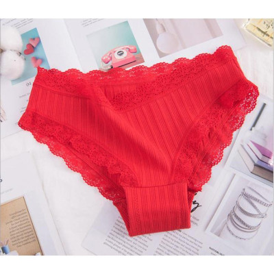 QUẦN LÓT NỮ THUN GÂN VIỀN REN 8901