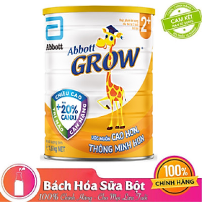 Sữa Bột Abbott Grow 2+ (Dành cho trẻ từ 2-6 tuổi) - 1600g