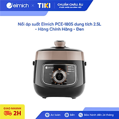 Nồi áp suất Elmich PCE-1805 dung tích 2.5L - Hàng Chính Hãng