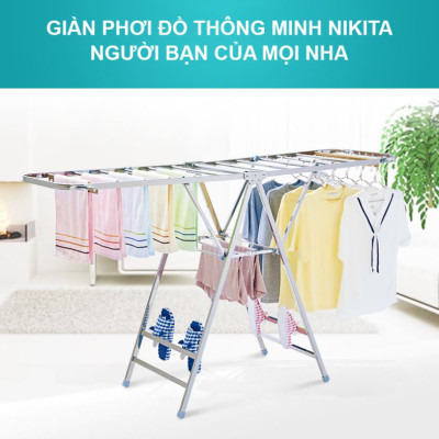 [HOT] Giàn phơi để sàn Inox - Nhiều mẫu mã lựa chọn - Hàng chính hãng NIKITA