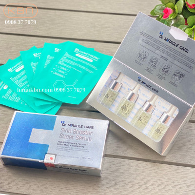 Combo 2 Bộ SKIN BOOSTER SUPER SERUM (1 Bộ 4 Chai) - Serum Dưỡng Da Cao Cấp Hàn Quốc (Hàng Chính Hãng) + Tặng 1 Bộ Serum VC Max