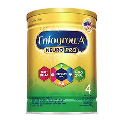 Sữa bột Enfagrow A+ NeuroPro 4 với 2’-FL HMO cho trẻ từ 2 – 6 tuổi – 1.7kg