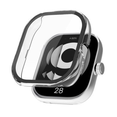 Ốp lưng mặt đồng hồ PC cứng có tích hợp kính cường lực bảo vệ đồng hồ thông minh Redmi Watch 4 - Hàng chính hãng