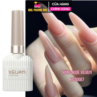Tổng Hợp Sơn Thạch Lẻ Màu Siêu Xinh XEIJAYI Cao Cấp 15ml Màu Hồng đào Nude, Hồng đậm Sáng, Hồng Light Làm Nail Sơn thường Gel Phong Cách Đẹp Nhẹ Nhàng