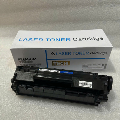 Hộp mực Q2612A CRG303 FX9 TECH CÓ LỖ ĐỔ MỰC dùng cho máy in  Canon 2900 HP 1010/1020 2K - Hàng nhập khẩu