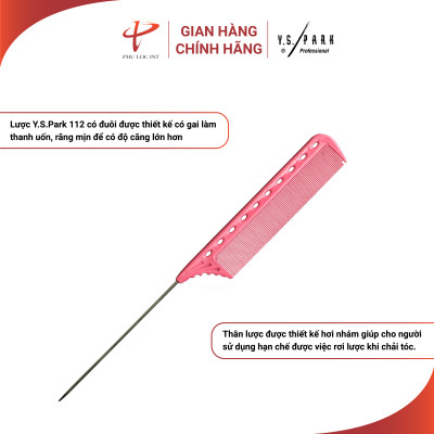 Lược chải hóa chất chuyên dụng chịu nhiệt YS PARK 112 - Hàng chính hãng