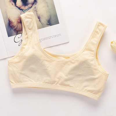 Áo Lót Nữ Áo Lót Học Sinh Ba Lỗ Cotton Hoa Chìm Mút Liền 1358 – Êm Ái, An Toàn, Thoáng Mát