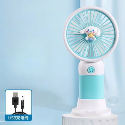 Quạt Mini Để Bàn, Quạt Tích Điện Sạc USB - Quạt Cầm Tay Tốc Độ, Điều Chỉnh Hướng Gió Xoay 360 Độ, Kiểu Dáng Sang Trọng , Không Gây Ồn, Pin Sạc - Giao Màu Ngẫu Nhiên - Hàng Nhập Khẩu