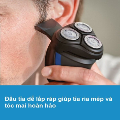 Máy cạo râu khô và ướt Philips S1560/81 Norelco Shaver 2100 - Hàng Chính Hãng