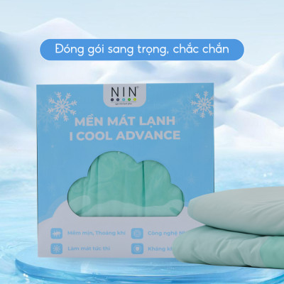 [CHĂN HÈ MÁT LẠNH] Mền lạnh I Cool Advance NIN House NM8036 1m6x2m1 màu gradient pastel | Chăn chần bông Ice Silk
