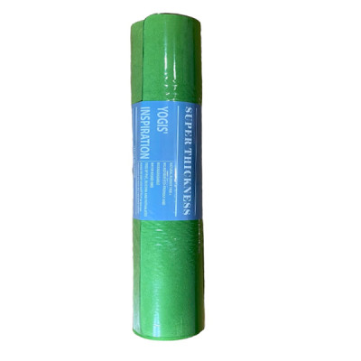 Thảm tập yoga chính hãng Yvonne, Pole Star Green (TẶNG KÈM 3 PHẦN QUÀ) dày 6mm bề mặt nhám, siêu bám, chống trơn trượt, thấm hút mồ hôi, càng nhiều mồ hôi càng bám, dễ vệ sinh, bề đẹp, sang trọng