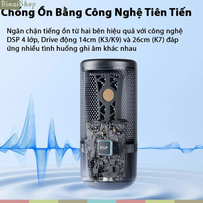 BOYA K3 / K7 / K9 - Micro Condenser USB, Sử Dụng Hiệu Ứng Ánh Sáng RGB Cho Streamer, Podcast, Giảng Dạy Trực Tuyến - Hàng chính hãng