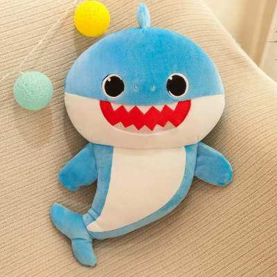 Thú nhồi bông cá mập baby shark đáng yêu - Size 30cm - Quà tặng gấu cá mập baby shark nhồi bông dễ thương - Gối ôm mềm mịn cho bé