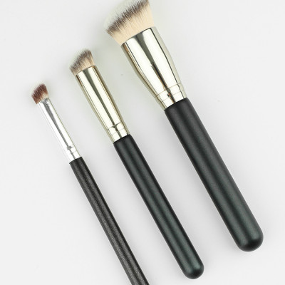 Cọ Che Khuyết Điểm 3 Cây, bộ cọ trang điểm 3 cây, bộ cọ Đầu Tròn Nhỏ 370, Cọ che khuyết điểm tròn 270, Cọ đánh phấn nền tròn Che Khuyết Điểm