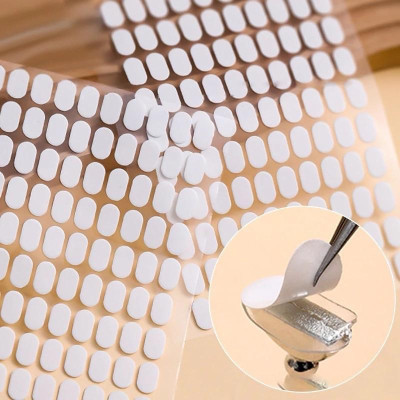 Keo Cắt Sẵn Dán Đế Móng Giả 100 Miếng/tờ, Băng Dính Móng Tay 2 Mặt Gắn Đầu Móng Tay Vào Đế Móng Mẫu Trưng Bày Nailbox Nữ Women dụng cụ nail box