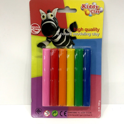 Đất nặn 6 màu 100g ST-100-6