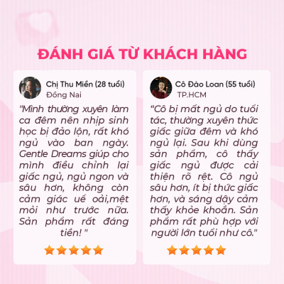 Viên uống cải thiện tình trạng mất ngủ và ngủ kém Powergra Gentle Dreams - Hộp 60 viên