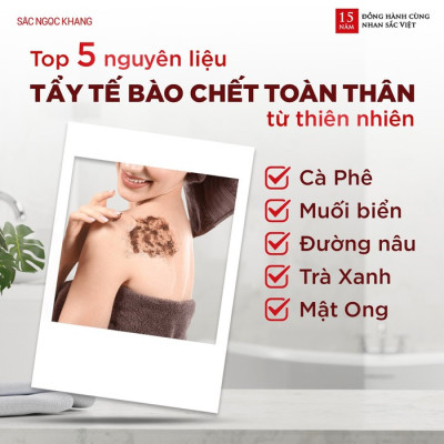 Combo Tẩy Tế Bào Chết Da Mặt 120g và Body 200g