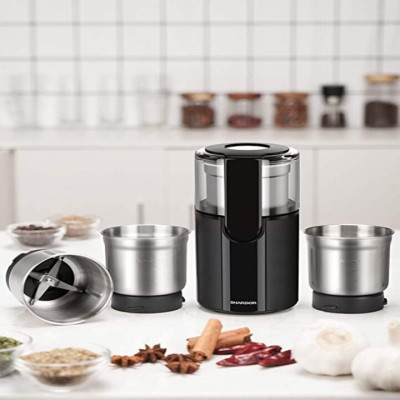 Máy xay hạt cà phê và gia vị đa năng Shardor CG628B Công suất: 200W - Hàng chính hãng