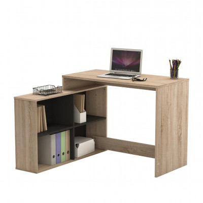 Bàn vi tính chữ L bằng gỗ công nghiệp MDF SMLIFE Dolley