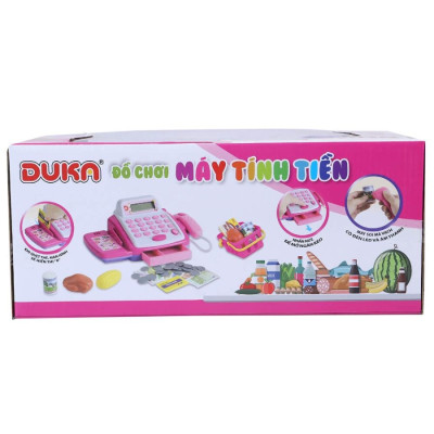 Bộ Đồ Chơi Duka - Máy Tính Tiền, Hiển Thị Màn Hình, Có Đèn Báo Và Âm Thanh