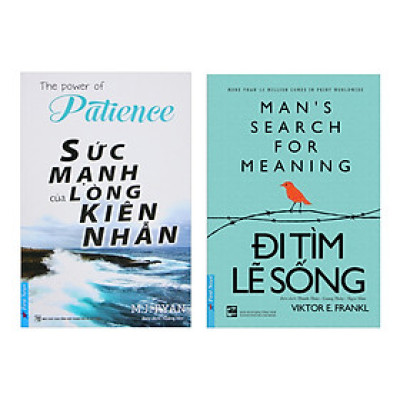 Combo Sức Mạnh Lòng Kiên Nhẫn (Tái Bản) + Đi Tìm Lẽ Sống (2 Cuốn)
