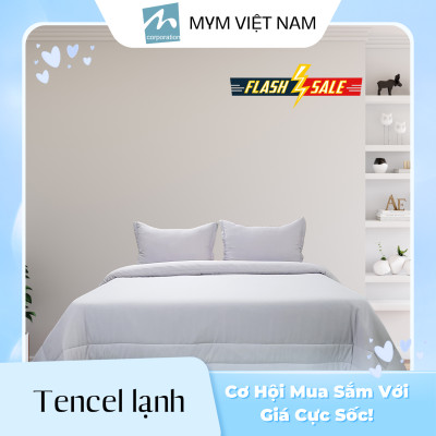 Chăn chần bông MYM chất liệu vải Tencel Lạnh Cao Cấp Sang Trọng