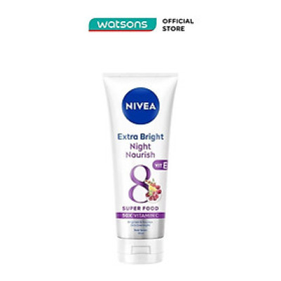 Tinh Chất Dưỡng Thể Trắng Da Ban Đêm Nivea 180ml