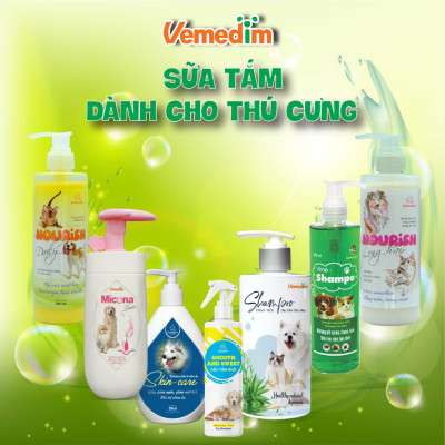 Vemedim Calci tab viên canxi cho chó và mèo con, chó và mèo mang thai giúp xương chắc, 1 hộp 50 viên