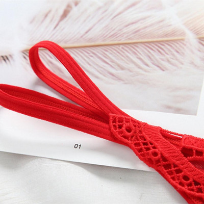 Quần lót nữ sexy lọt khe thêu bướm hở đũng sexy - Màu đỏ