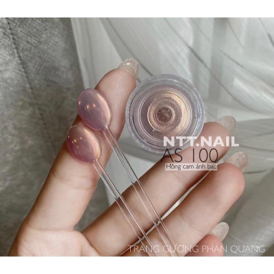 Tráng Gương Phản Quang Ánh Bạc Hồng Cam, Xanh Ánh Bạc, Tăng Độ Bám Dính, Dễ Sử Dụng Cho Nữ Yêu Thích Làm Nail thạch tráng gương