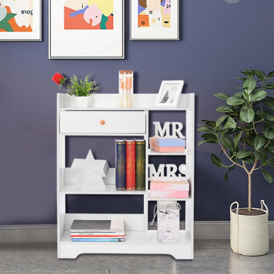 Giá đỡ sách gia đình bằng gỗ công nghiệp MDF đẹp SMLIFE Balid