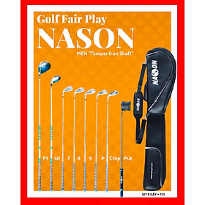 NASON Golf - BỘ GẬY GOLF NAM FAIRPLAY GF-01 (8 GẬY)