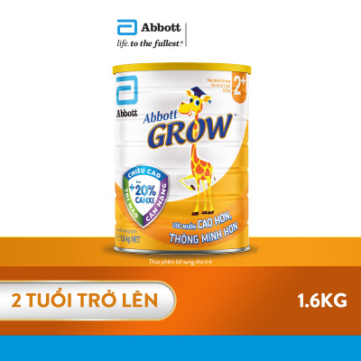 Sữa Abbott Grow 2+ 1.6kg cho trẻ từ 2 tuổi trở lên