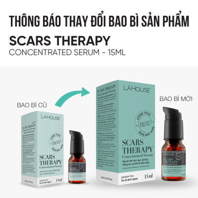 Serum giúp dưỡng trắng da, làm mờ sẹo và se khít lỗ chân lông Lá House Scars Therapy Concentrated 15ml/30ml