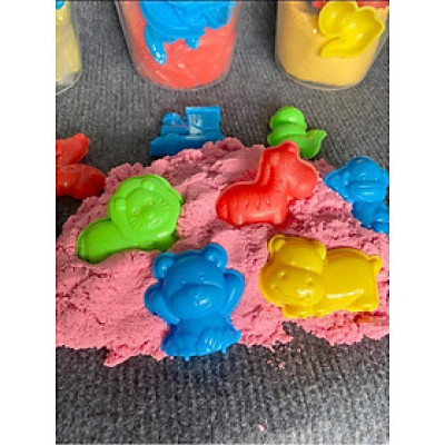 Bộ Đồ Chơi Cát Động Lực Cho Bé Kèm Xô Và Khuôn Đủ Sắc Màu