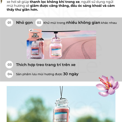 Sáp thơm xe Yankee Candle - Soft Blanket