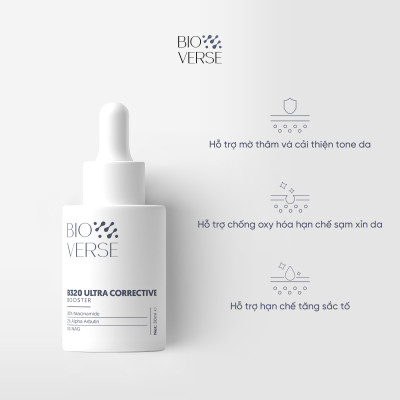 Tinh chất Bioverse mờ thâm sáng da B320 Ultra Corrective Booster 30ml