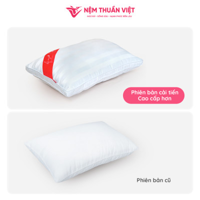 Ruột Gối Nằm Lông Vũ Airy Thuần Việt - Sợi Lông Vũ Nhân Tạo Microfiber Êm Ái Chuẩn Khách Sạn 5 Sao