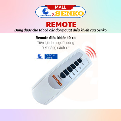 Remote điều khiển dành cho quạt điều khiển Senko -  hàng chính hãng