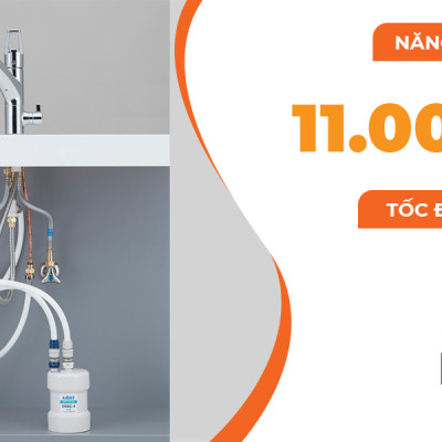 Thiết bị lọc nước nóng lạnh lắp dưới bồn rửa Callme KITZ OSS-ES7 - Hàng chính hãng nhập khẩu từ Nhật Bản