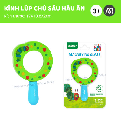 Kính Lúp cho bé Chú Sâu Háu Ăn Mideer Magnifying Glass The Very Hungry Caterpilar